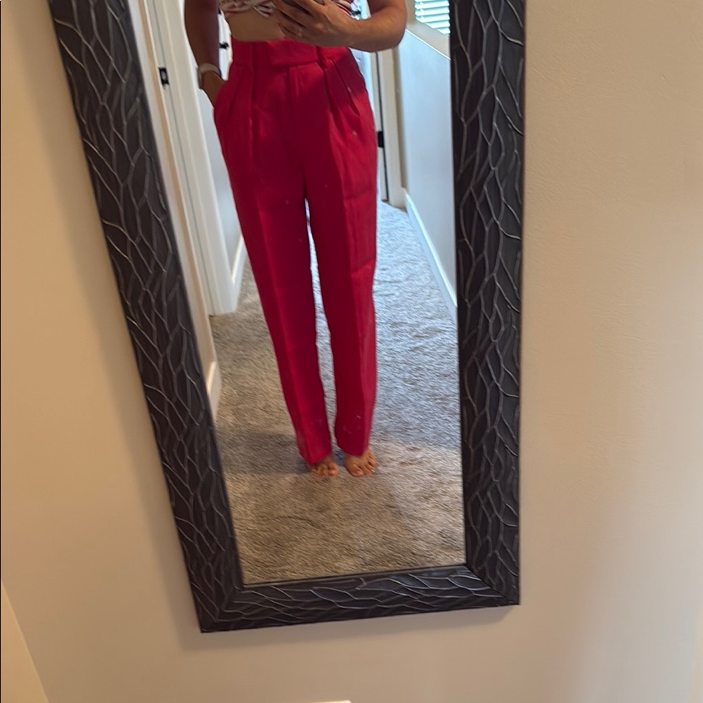 H&M Pink Trousers with Relaxed Fit